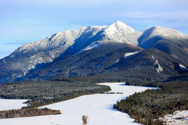 Scène hivernale en montagne — Photo