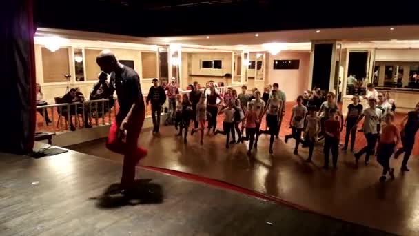 Lekcja tańca warsztaty — Wideo stockowe
