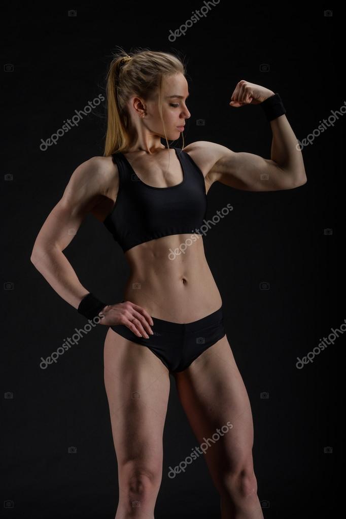 Muscular girls teen Muscle strength