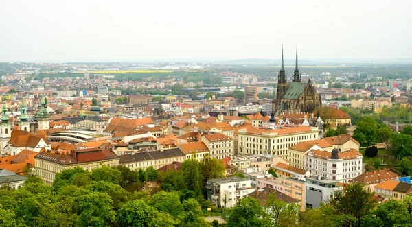 Brno nap idő régi város táj — Stock Fotó