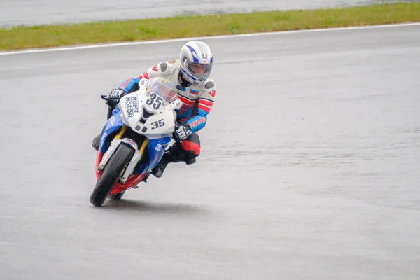 Motocicleta Corrida Copa Moscou Região Governador — Fotografia de Stock