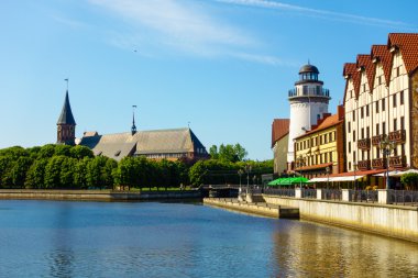 Kaliningrad şehir köyde balık