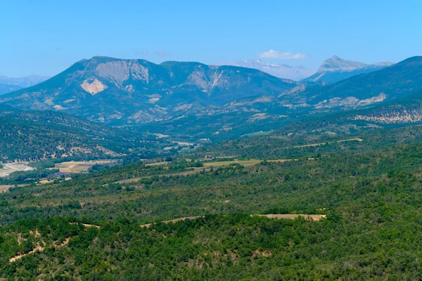 Aerial landscape of countryside at Provence — Stock Photo, Image