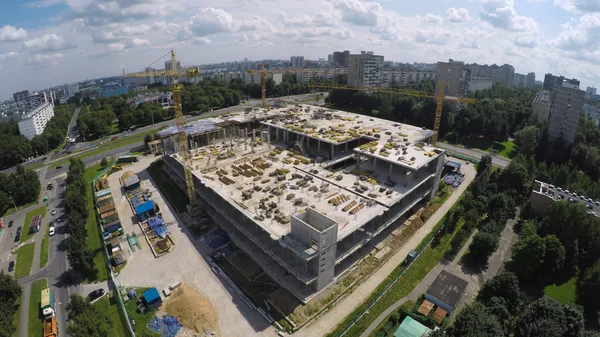 Baustelle in der Stadt — Stockfoto