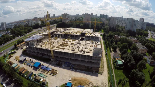 Baustelle in der Stadt — Stockfoto