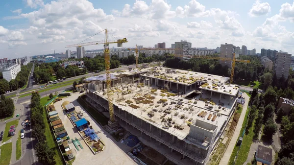 Baustelle in der Stadt — Stockfoto