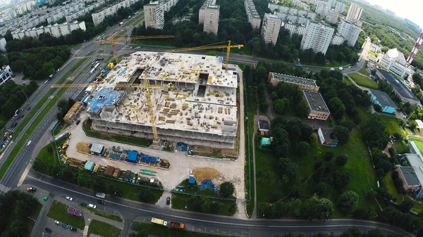 Baustelle in der Stadt — Stockfoto