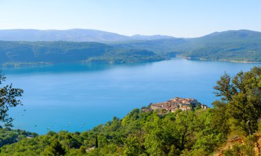Lac de Sainte Croix Provence, Alpes, Fransa