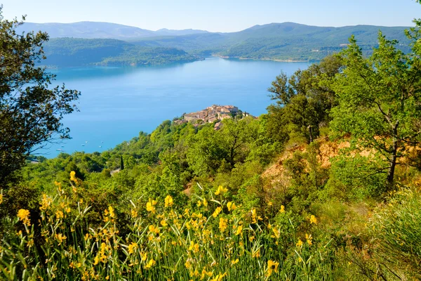 Lac de Sainte Croix Provence, Alpes, Francie — Stock fotografie