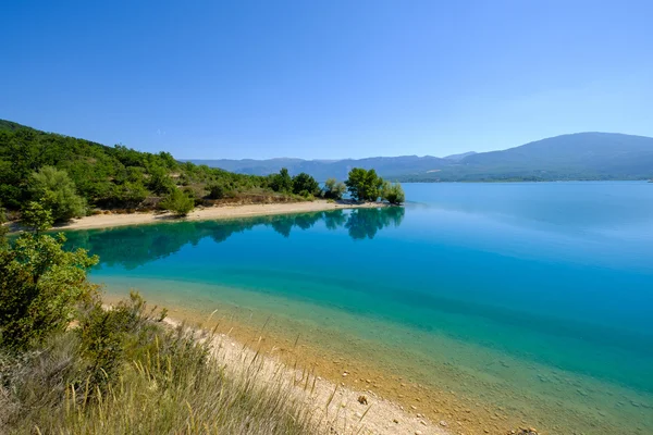 Lac de Sainte Croix Prowansji, Alpy, Francja — Zdjęcie stockowe