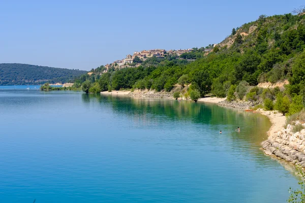 Lac de Sainte Croix Prowansji, Alpy, Francja — Zdjęcie stockowe