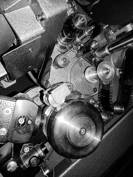 Old film projector details — Stock Photo, Image