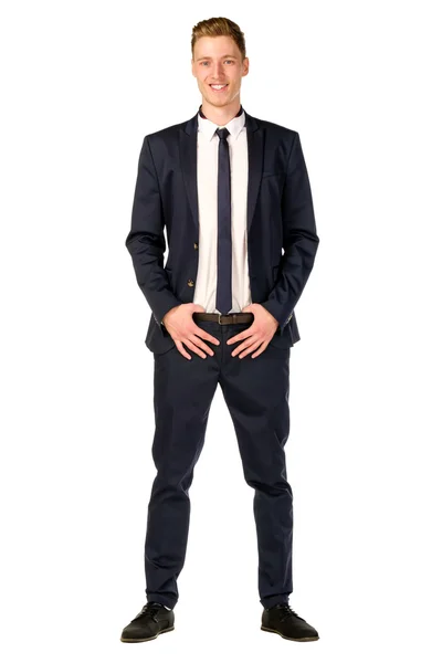 Young businessman full length portrait — Stock Photo, Image