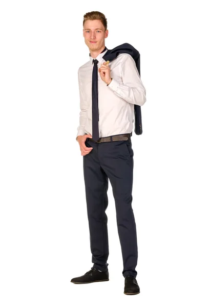 Young businessman full length portrait — Stock Photo, Image