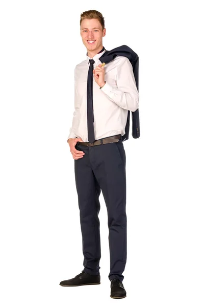 Young businessman full length portrait — Stock Photo, Image