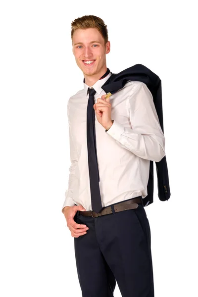 Young businessman full length portrait — Stock Photo, Image