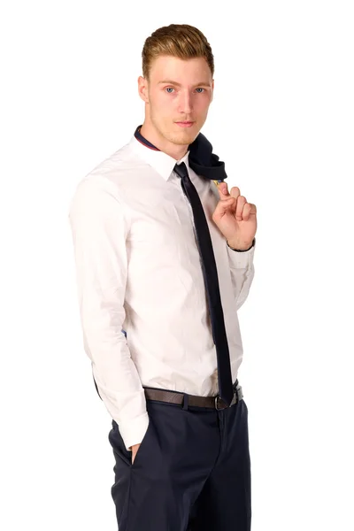 Young businessman full length portrait — Stock Photo, Image