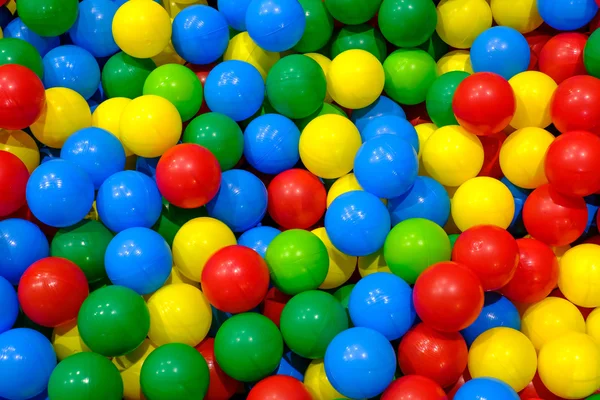 Plastic balls in playroom — Stock Photo, Image