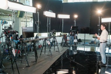 İş semineri sırasında kamera kayıt hoparlörü