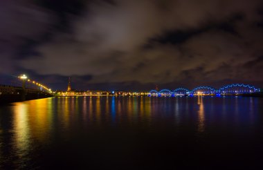 gece Riga, Letonya
