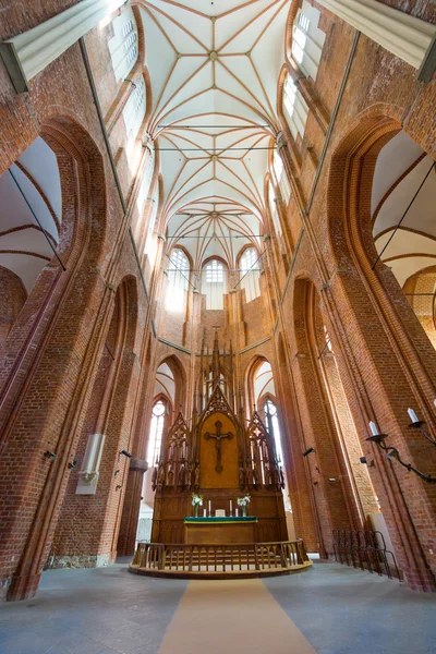 Intérieur de l'église Saint-Pierre à Riga , — Photo