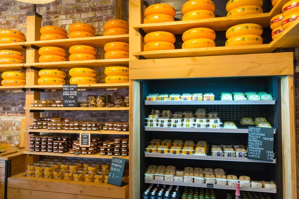Cheese wheels — Stock Photo, Image
