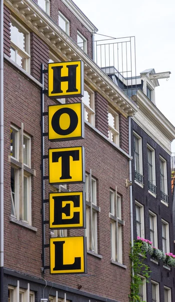 Hotel sign — Stock Photo, Image