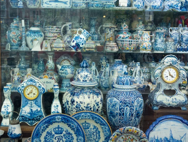 Antique Dutch traditional porcelain — Stock Photo, Image