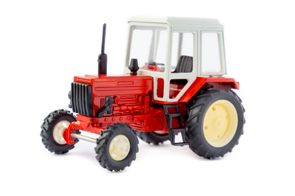 Modello isolato del trattore giocattolo — Foto Stock