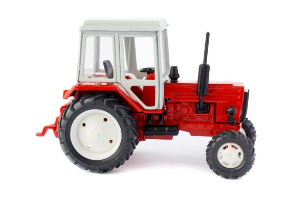 Tractor de juguete modelo aislado —  Fotos de Stock