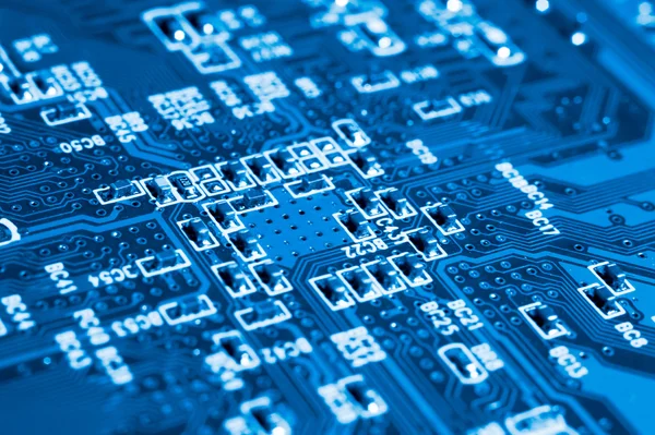 System, Motherboard, computer and electronics background — Stock Photo, Image