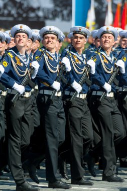 Moskova, Rusya, askeri geçit töreni 2015