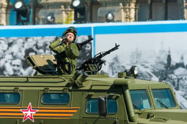 Moskova, Rusya, askeri geçit töreni 2015