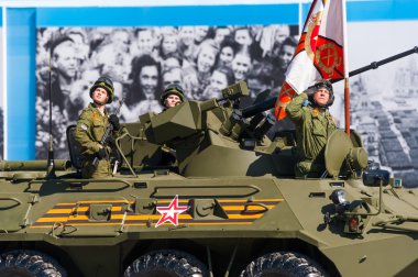Moskova, Rusya, askeri geçit töreni 2015