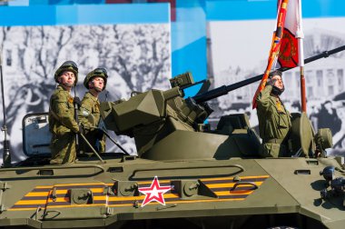 Moskova, Rusya, askeri geçit töreni 2015