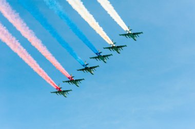 Moskova, Rusya, askeri geçit töreni 2015
