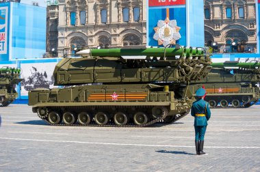 Moskova, Rusya, askeri geçit töreni 2015