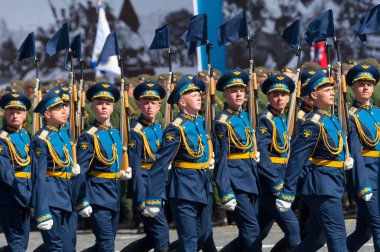 Moskova, Rusya, askeri geçit töreni 2015