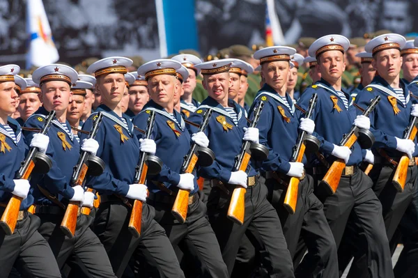 Militaire parade in Moskou, Rusland, 2015 — Stockfoto