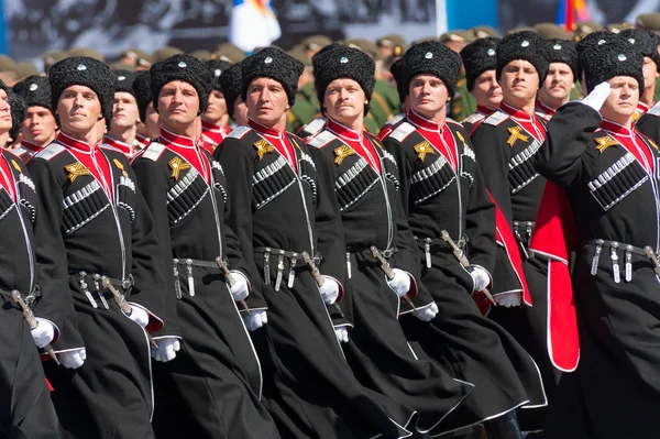 Desfile militar em Moscou, Rússia, 2015 — Fotografia de Stock