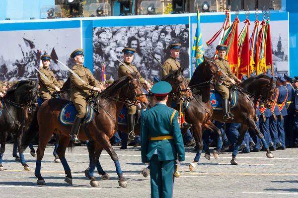 Military parade in Moscow, Russia, 2015 — Stock Photo, Image