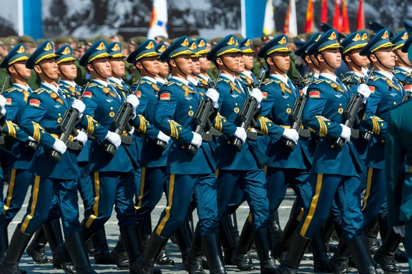 Desfile militar em Moscou, Rússia, 2015 — Fotografia de Stock