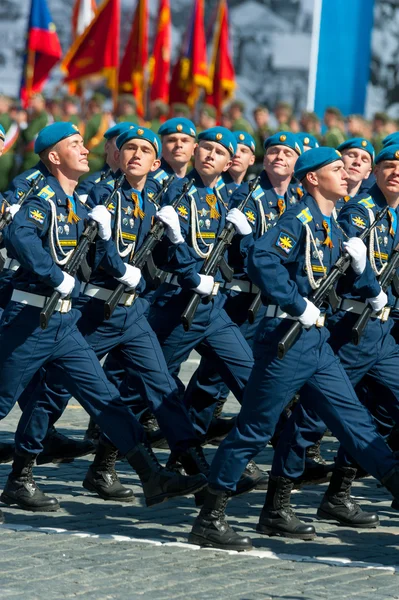 Vojenská přehlídka v Moskvě, Rusko, 2015 — Stock fotografie