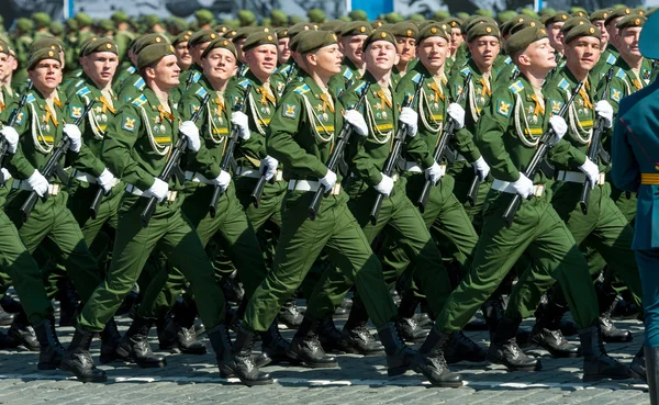 Desfile militar em Moscou, Rússia, 2015 — Fotografia de Stock