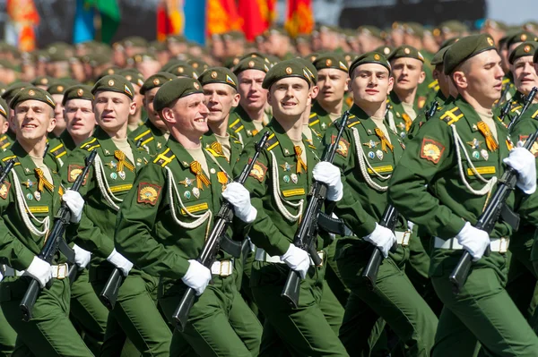 Military parade in Moscow, Russia, 2015 — Stock Photo, Image