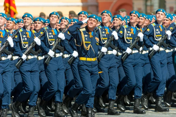 Katonai parádét, Moszkva, Oroszország, 2015-re — Stock Fotó