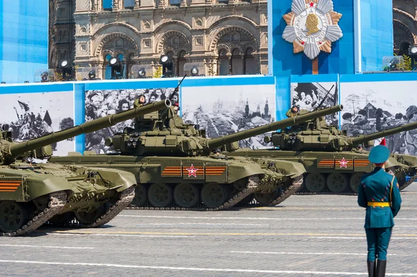 Militärparad i Moskva, Ryssland, 2015 — Stockfoto