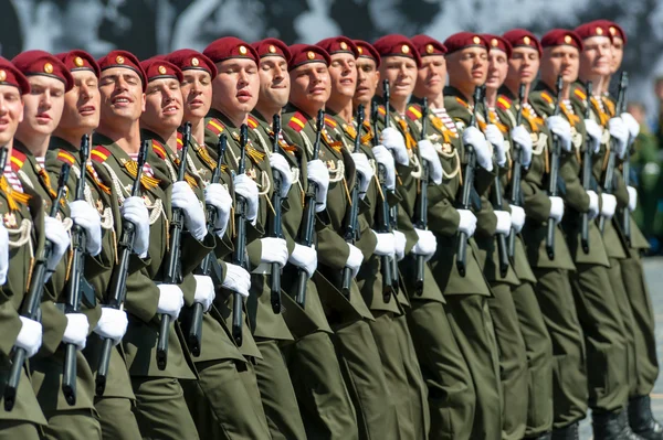 Militaire parade in Moskou, Rusland, 2015 — Stockfoto
