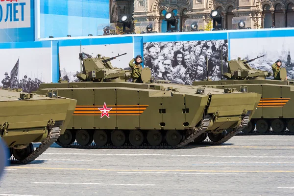 Militärparad i Moskva, Ryssland, 2015 — Stockfoto