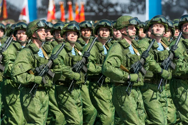 Militaire parade in Moskou, Rusland, 2015 — Stockfoto